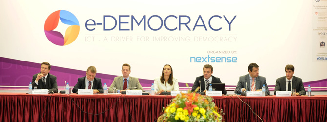 The official opening of the e-Democracy Conference 2012